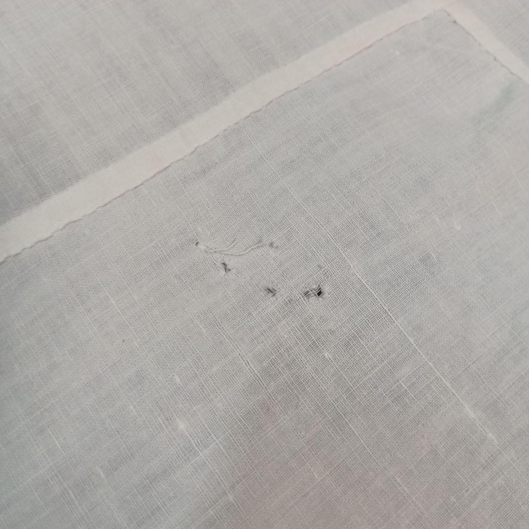 france vintage シーツ リペア部分 リネン＆コットン ブロカント
