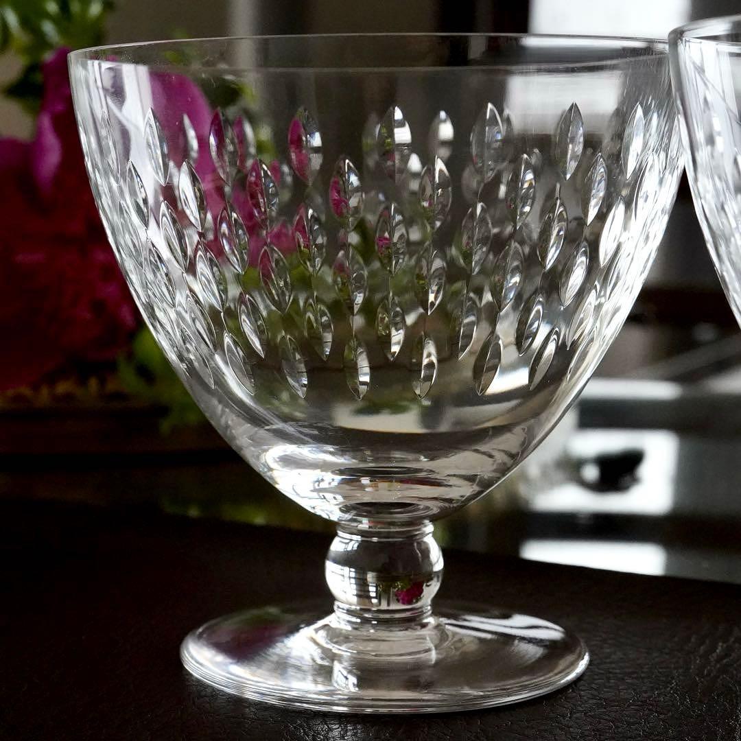 最大サイズ★美品★オールドバカラ★パリ★ウォーター グラス★ペア★赤ワインにも