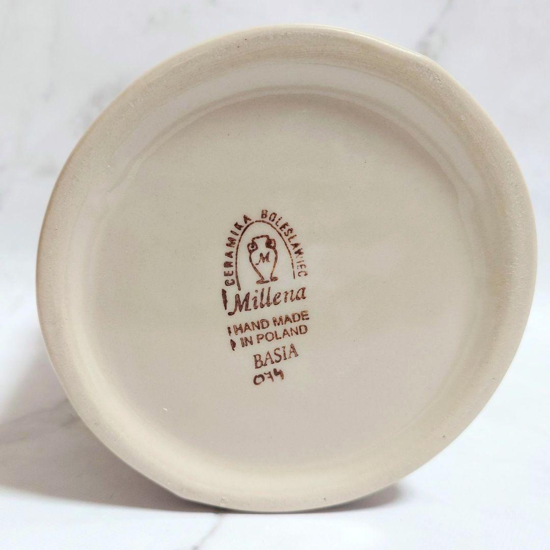 【新品未使用】 ポーリッシュポタリー ミルク缶 大 陶器製