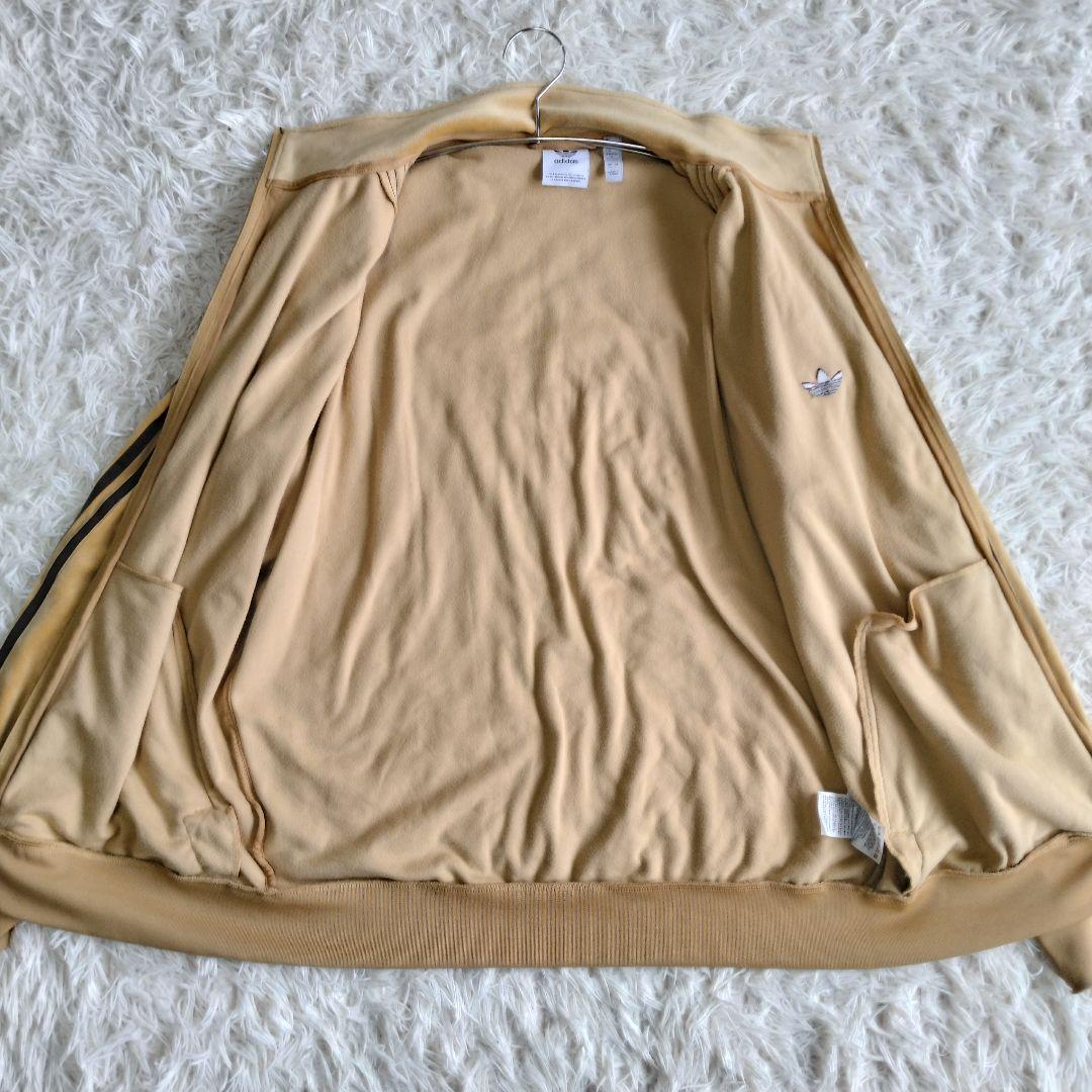 美品✨アディダス　トラックジャケット　ベッケンバウアー　ベロア　トレフォイルロゴ
