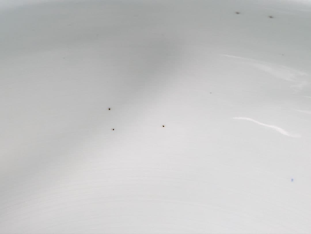 深川製磁 染付 吹墨 花唐草文 花瓶 高さ約32.5cm