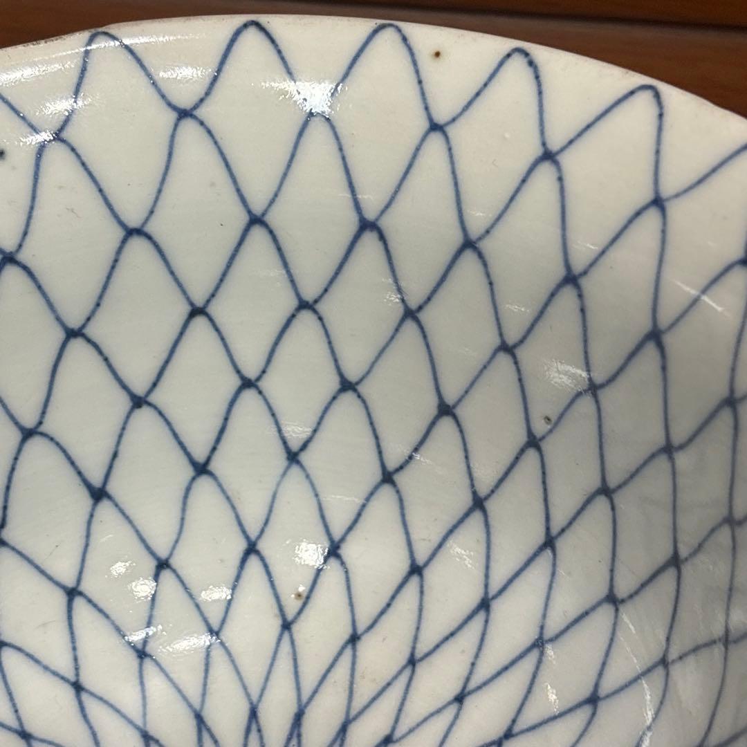 江戸時代　古伊万里　網手　盃洗　コンポート