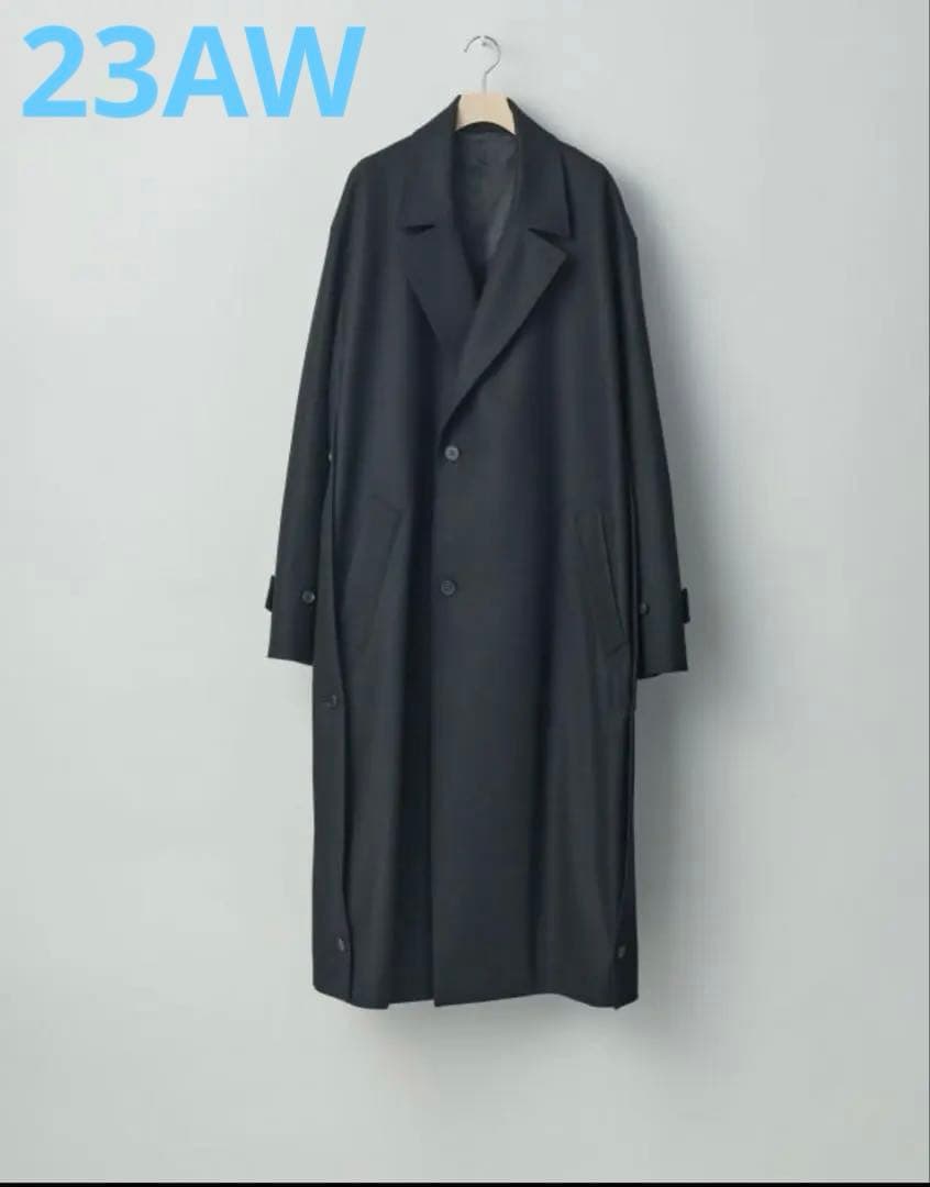 【ssstein】OVERSIZED LAYERED SINGLE COAT