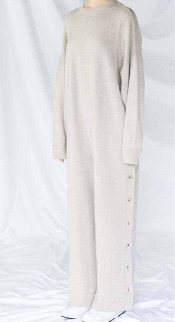 エンフォルド　クリーニング済ENFOLD メリノウール　オールインワン　ニット