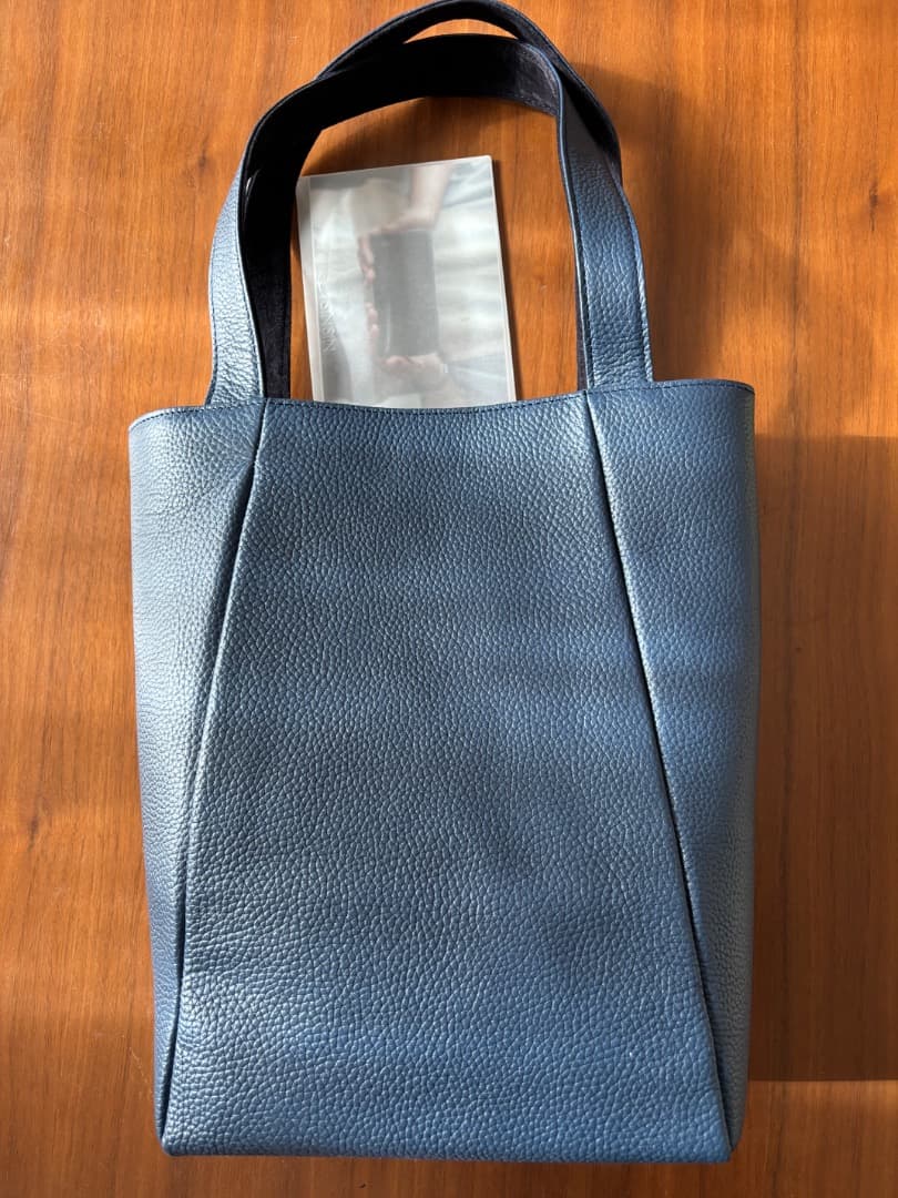 新進工房　SENNYU 新品未使用　ルネートル　ネイビー　トートバッグ　本革