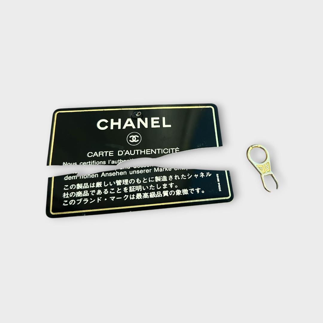 CHANEL シャネル バニティバッグ 化粧ポーチ 小物入れ　エナメル