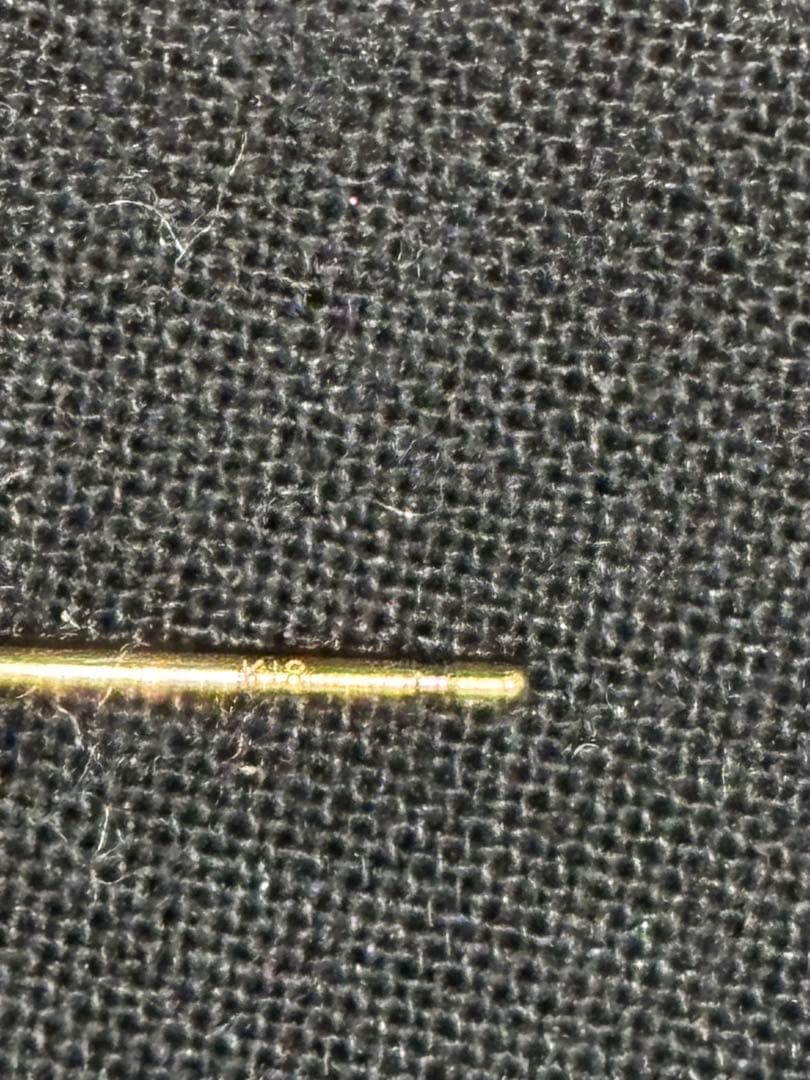 k18リボン型 エメラルドチャームピアス♡新品未使用