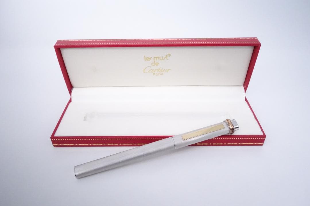 Cartier カルティエ トリニティ ボールペン シルバー マット加工