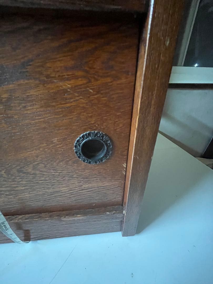 昭和レトロ 木製 小物収納 キャスター付き お座敷ワゴン ポット台