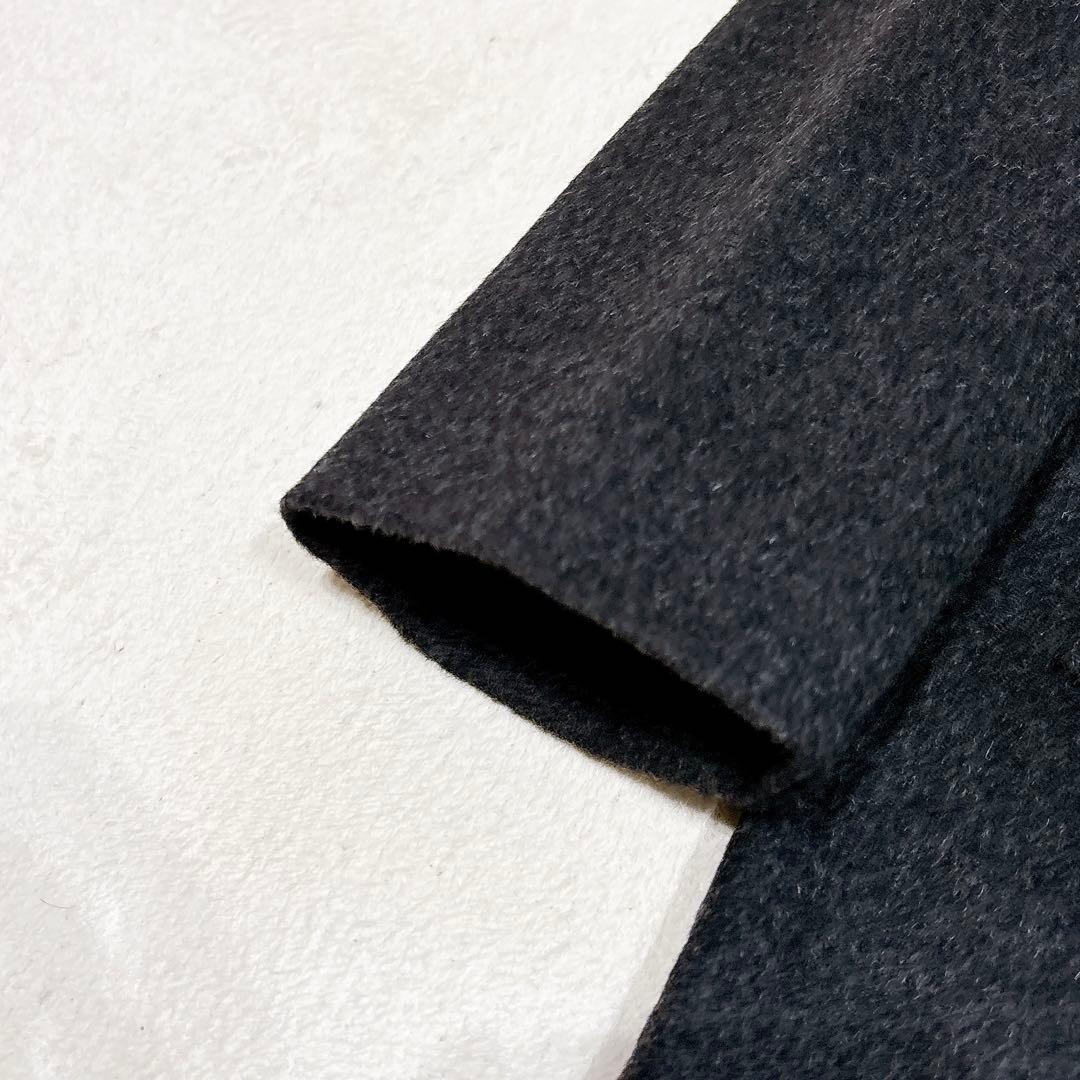 未使用✨　マッキントッシュ　ステンカラーコート　ウール　カシミヤ　ダークグレー