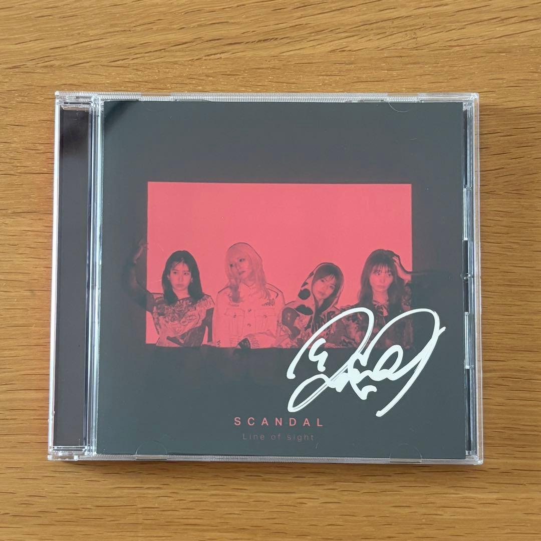 SCANDAL RINA 直筆サイン入り CD Line of sight