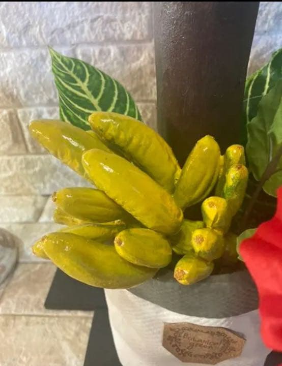 光触媒　人工観葉植物　ウォールグリーン　造花　アレンジ　ヤシとバナナ