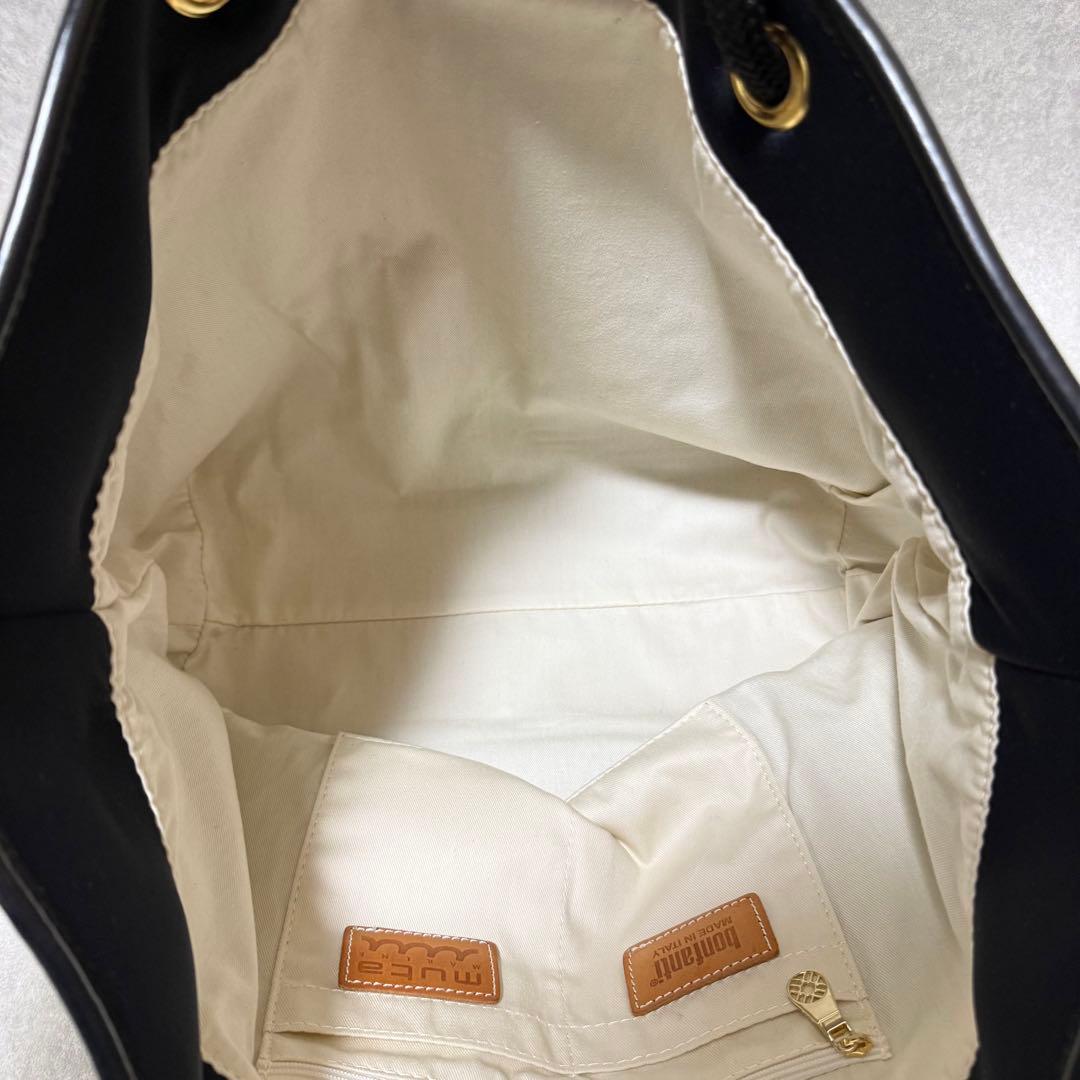 【mutaMARINE×bonfanti】希少　コラボ　ロープトートバッグ　ロゴ