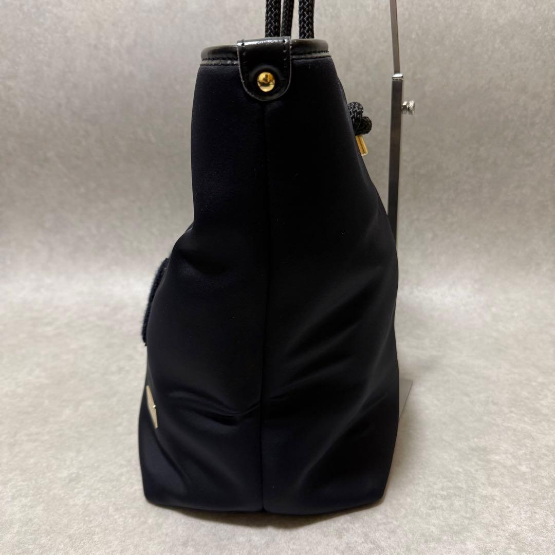 【mutaMARINE×bonfanti】希少　コラボ　ロープトートバッグ　ロゴ