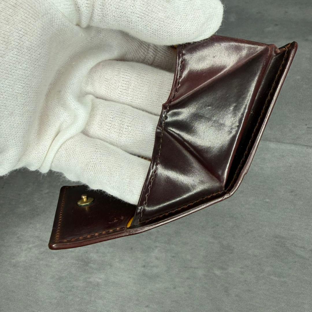 GANZO ガンゾ シェルコードバン2 ケース BOX型 バーガンディ