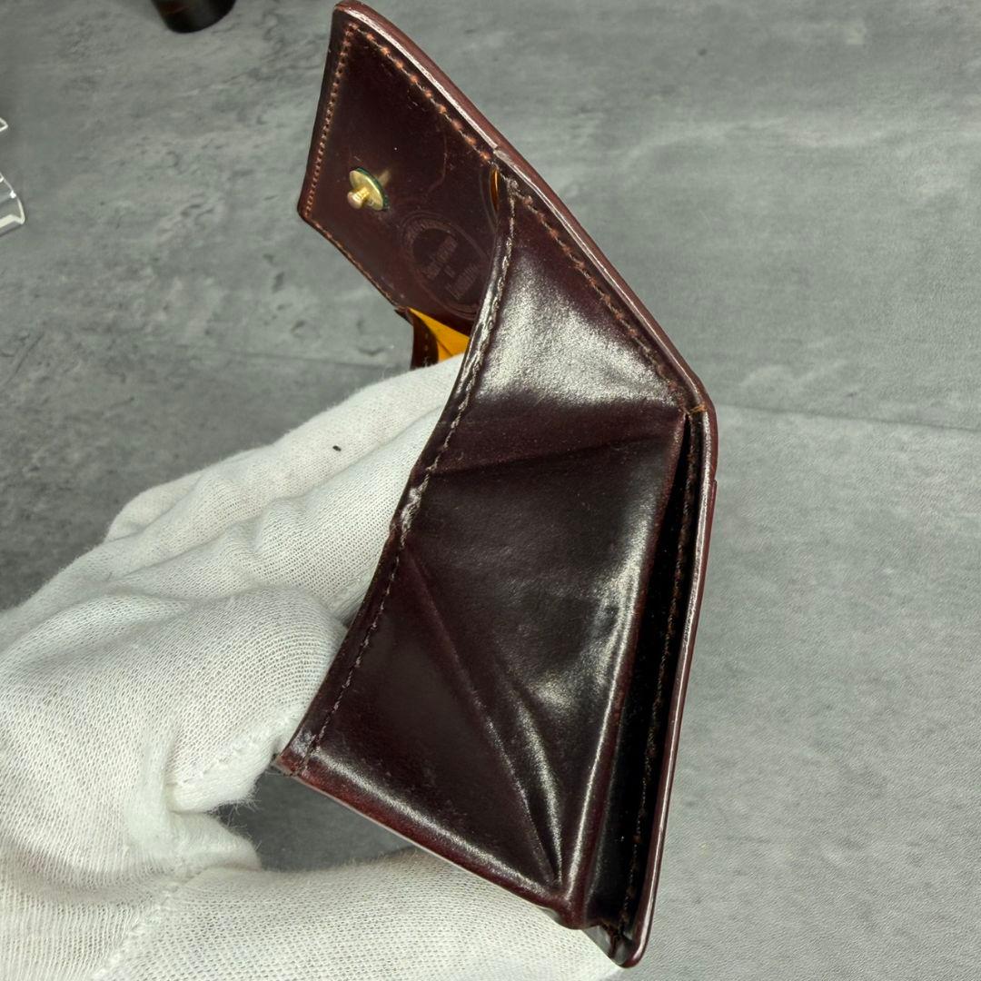 GANZO ガンゾ シェルコードバン2 ケース BOX型 バーガンディ