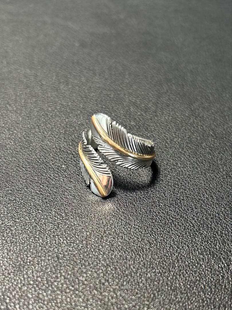 Indian Jewelry ハーヴィーメイス シルバーフェザー　リング