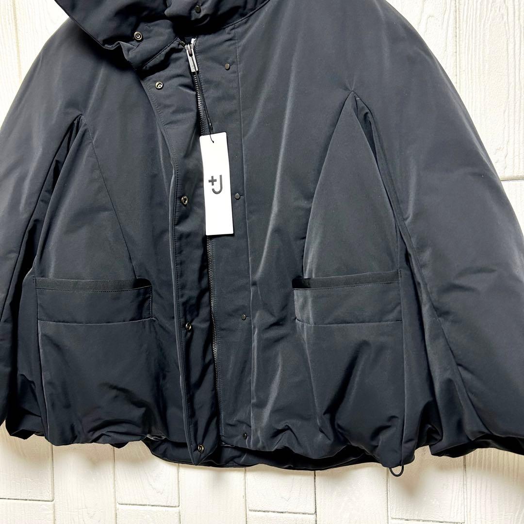 新品 タグ付着UNIQLO +J ハイブリッドダウンジャケット M ブラック