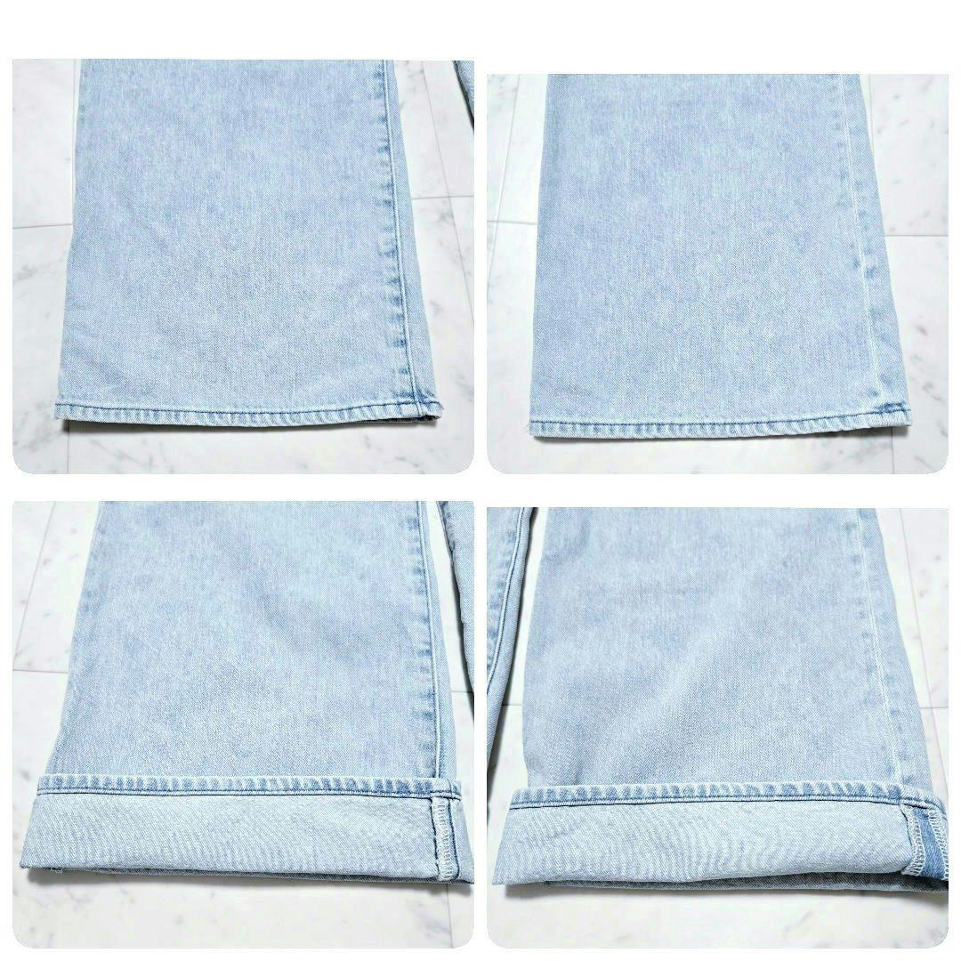 【美品】Whim Gazette ★ ドロストデニムパンツ ワイドデニム 38