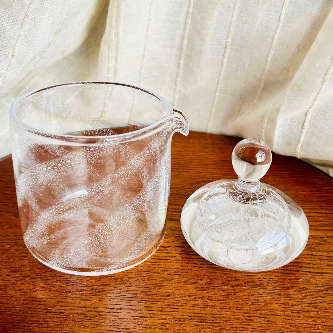 田井将博　作家　ガラス　浅漬け鉢　気泡　渦巻き