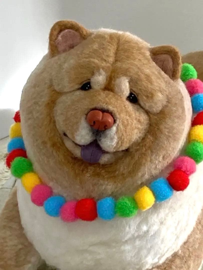 羊毛フェルト　チャウチャウ