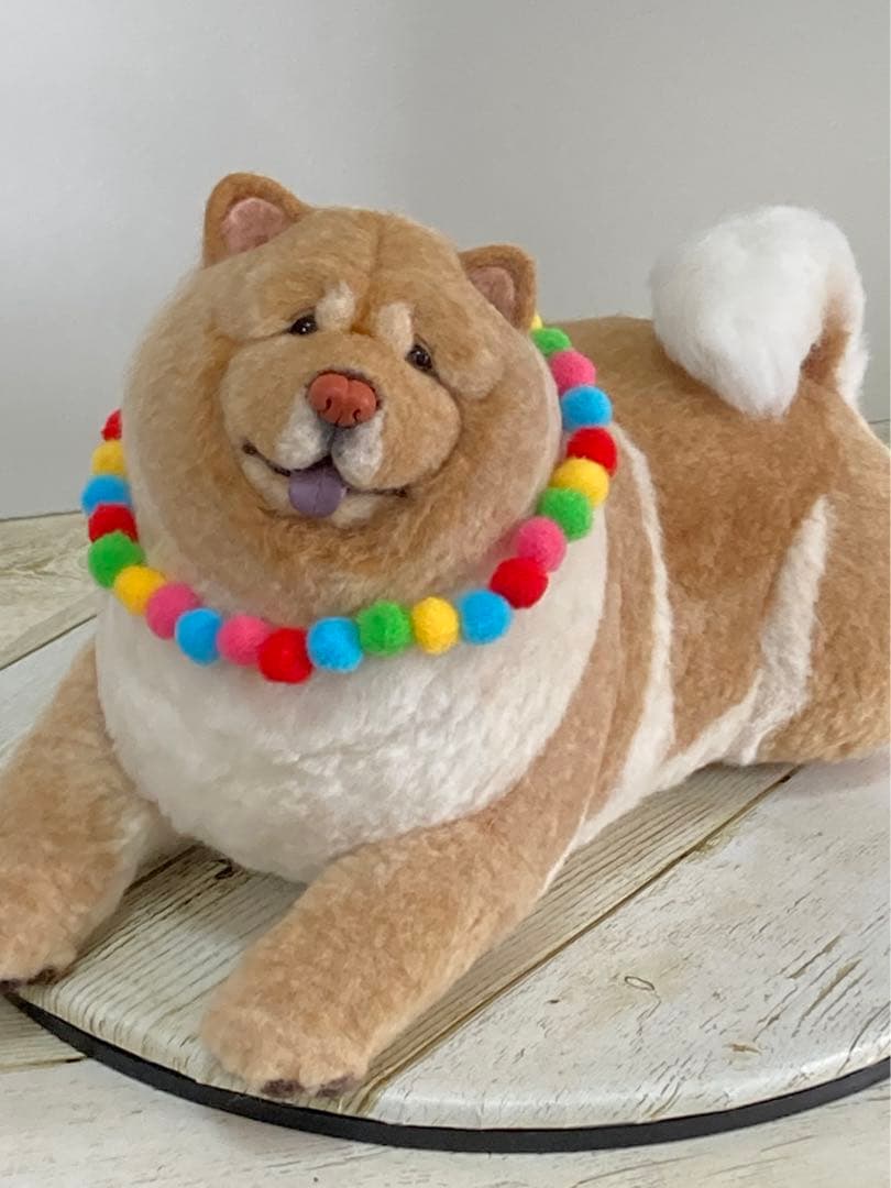 羊毛フェルト　チャウチャウ