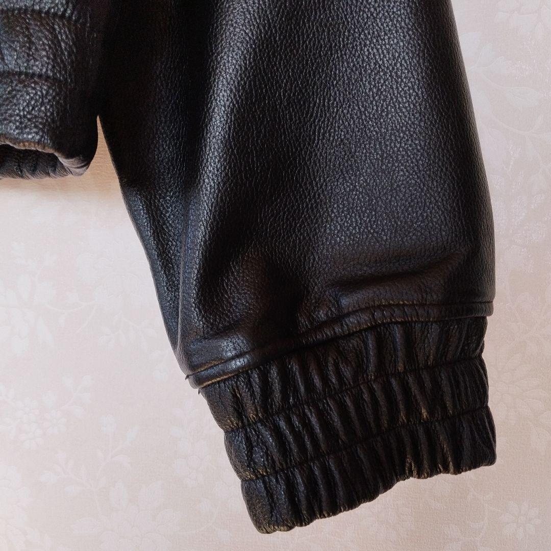 新品タグ付き　CLEL　 牛革/カウレザー G-1ブルゾン　S