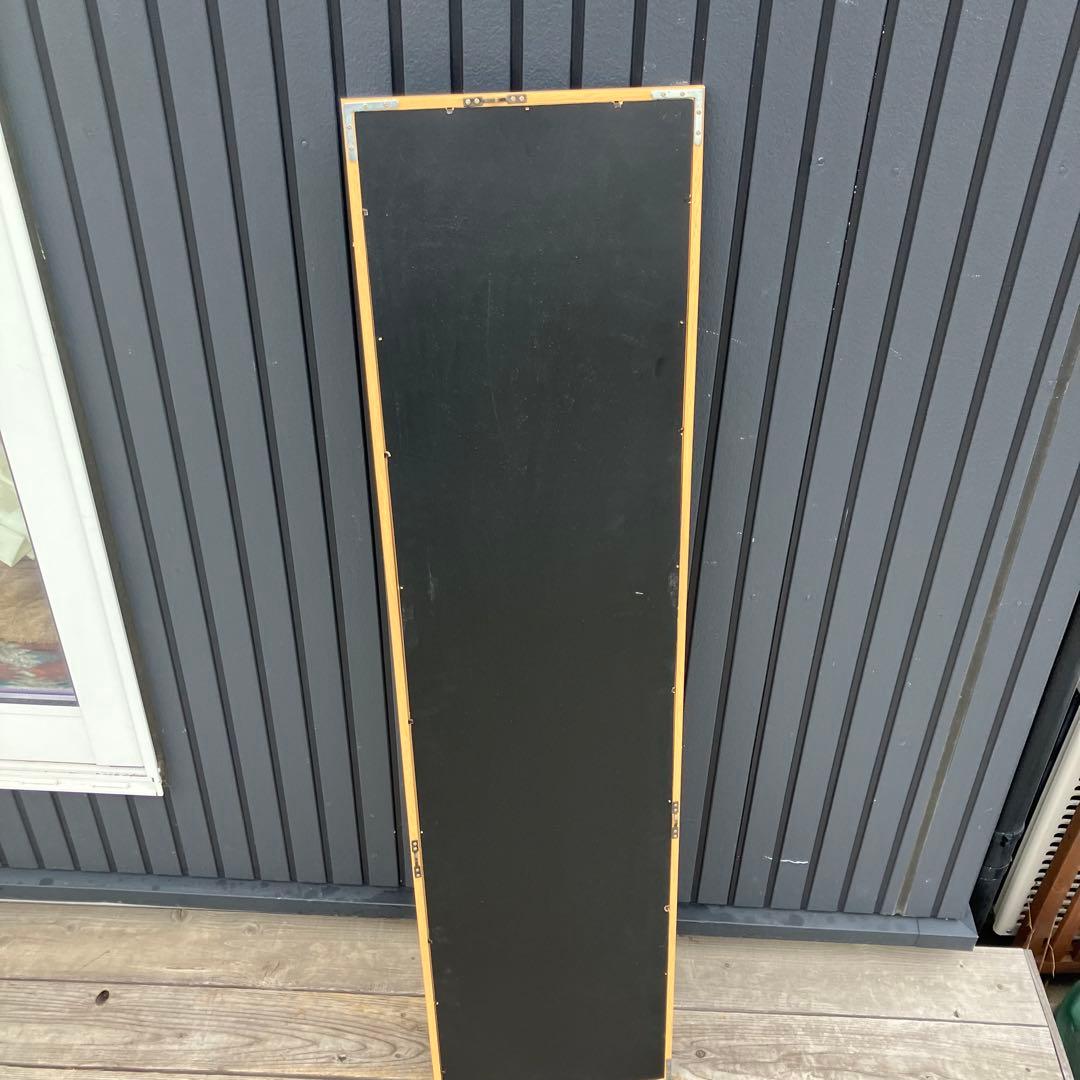 北欧レトロ 木製フレーム スタンドミラー 壁掛けミラー 姿見 等身鏡 ビンテージ