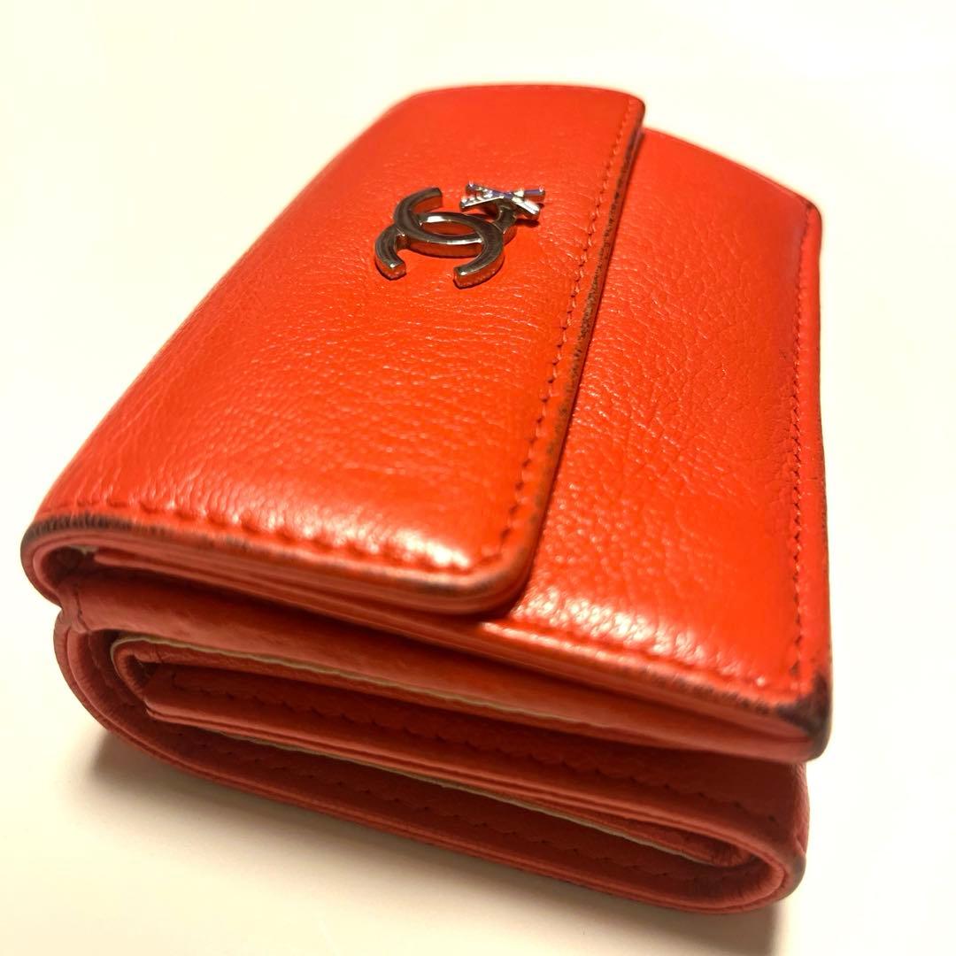 シャネル CHANEL ミニウォレット 限定 三つ折り