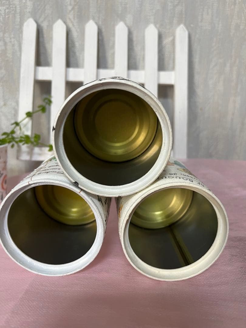 リメ缶Ａ　色々デコパージュ♡ バラ売り1個.400円