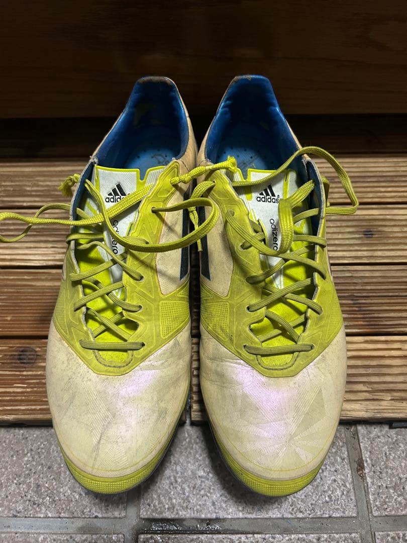 adidas F50サッカーシューズ イエロー/ホワイト/ブラック　25.5cm