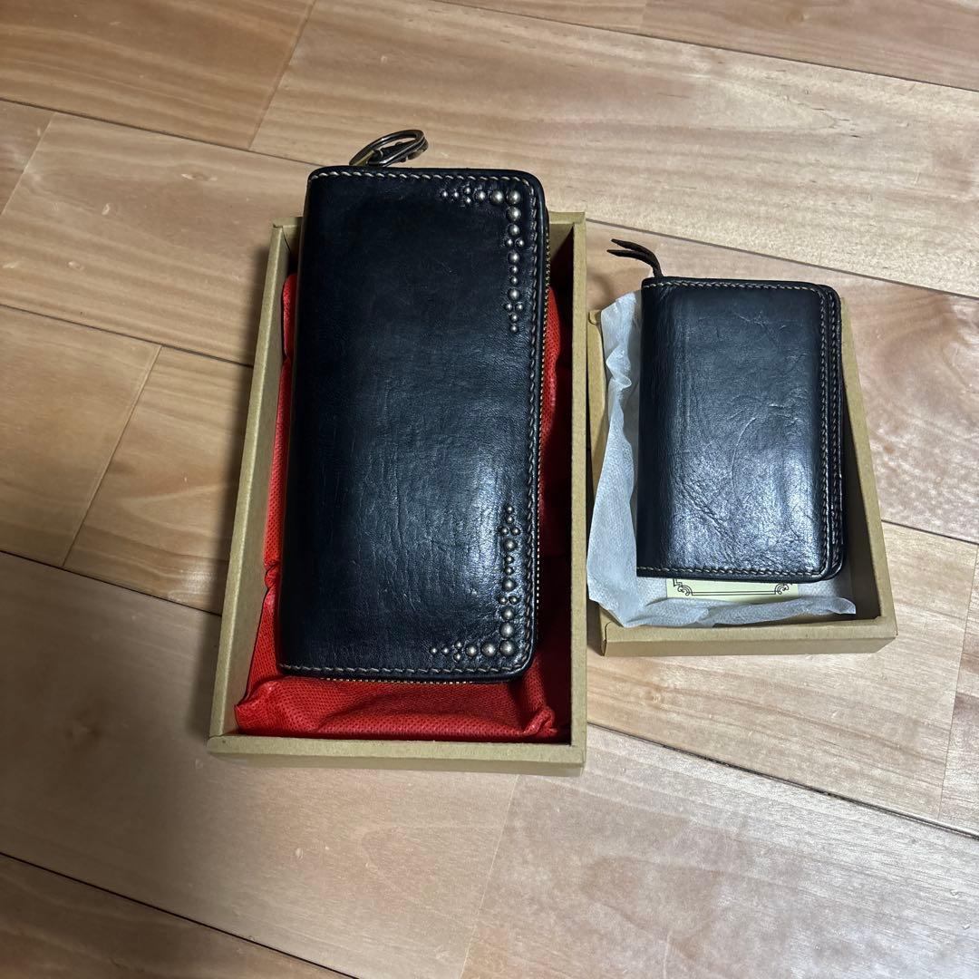 フラットヘッドホースハイドフラグメントケース＋マルチケースセット