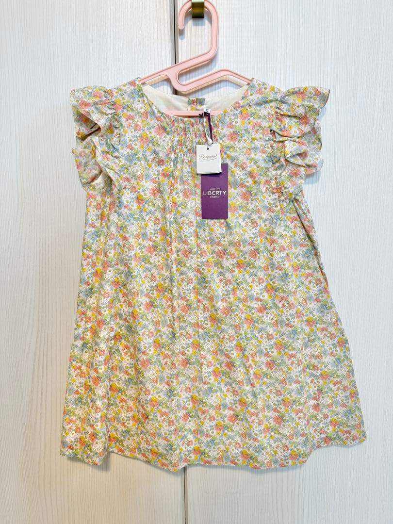 Bonpoint リバティプリントワンピース