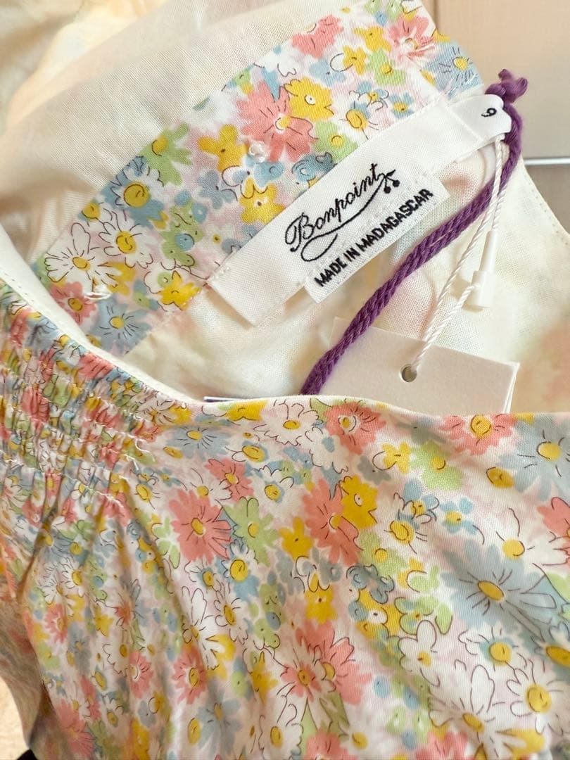 Bonpoint リバティプリントワンピース