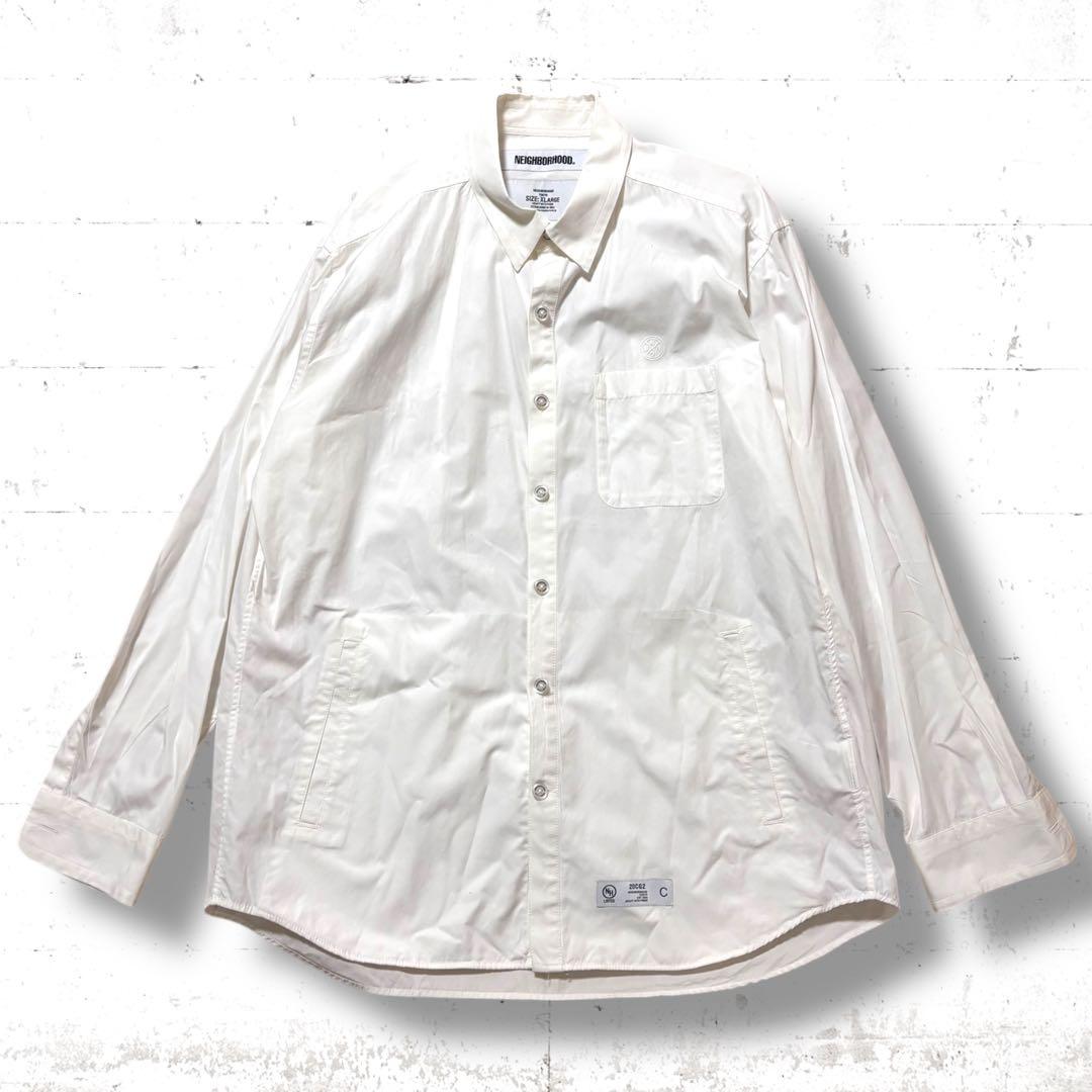 neighborhood 長袖　シャツ　ジャケット　XLサイズ　刺繍ロゴ