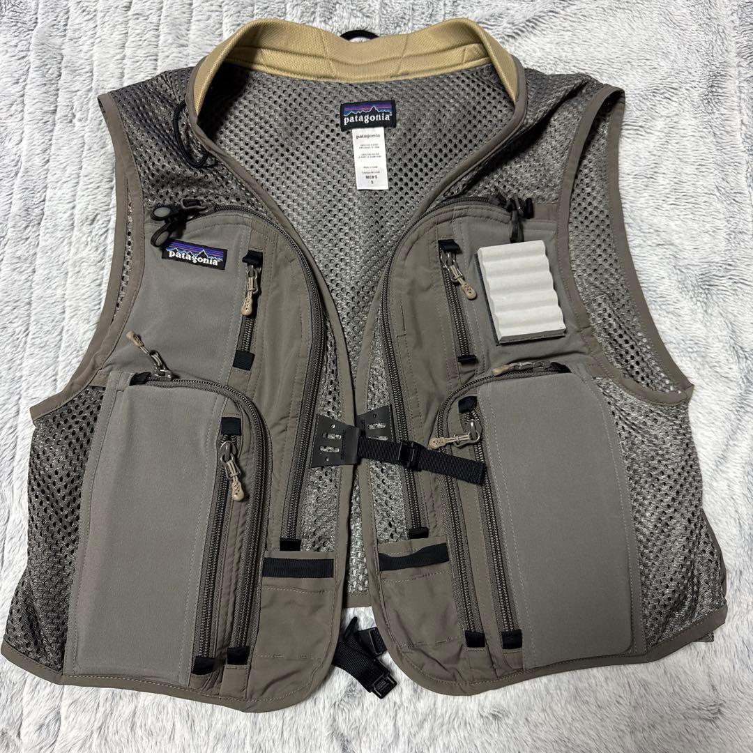 patagonia メンズ フィッシングベスト S リバーウォーカーベスト
