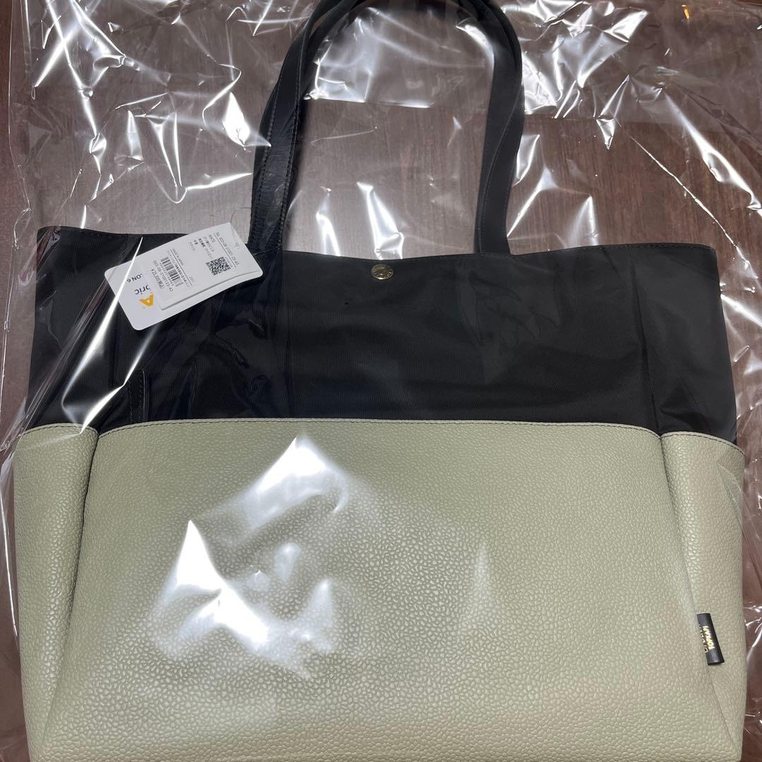 【新品】TOPKAPI マザーズバッグ バイカラー ビッグトートバッグ