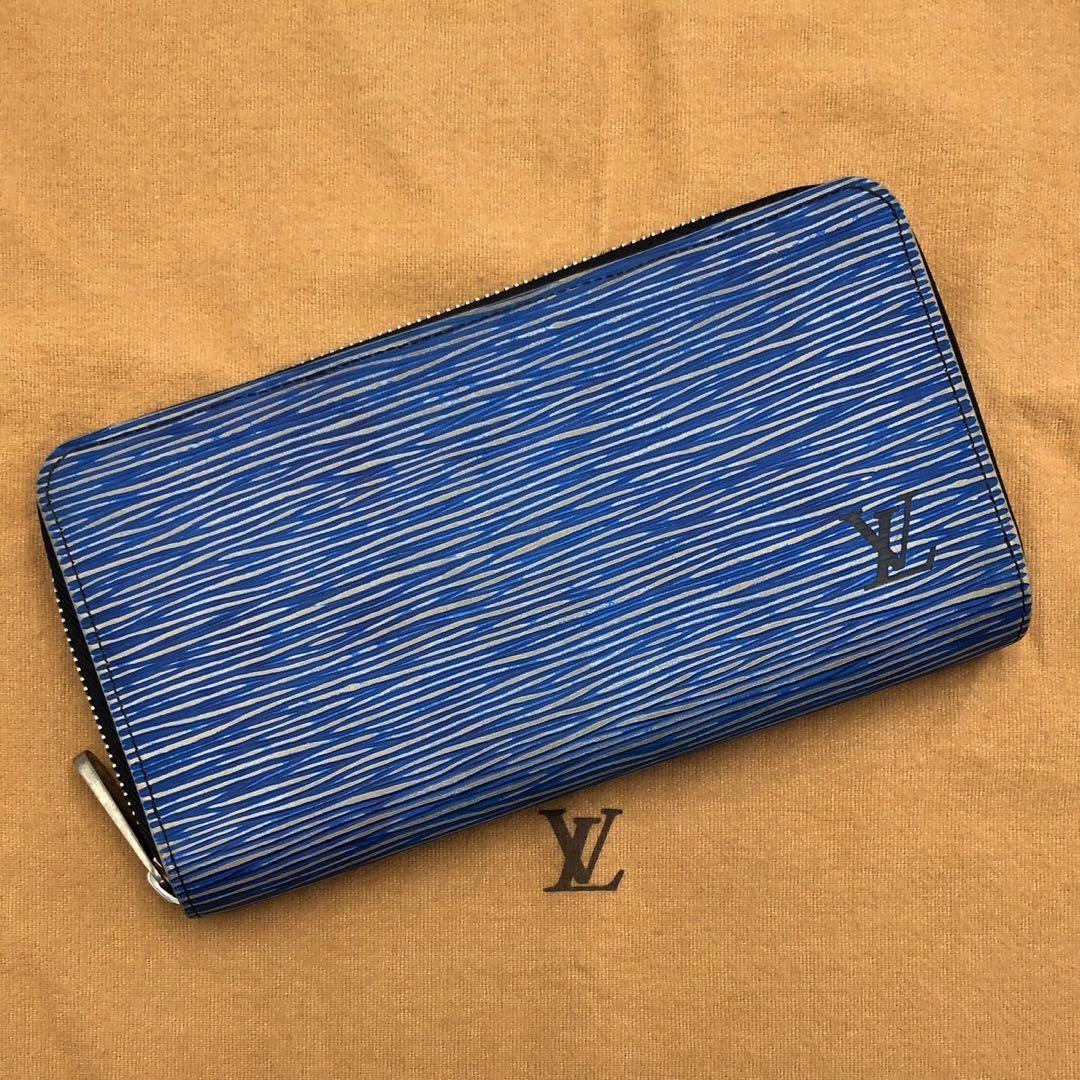 ［極美品］LOUIS VUITTON エピ デニム　ジッピーウォレット　長財布