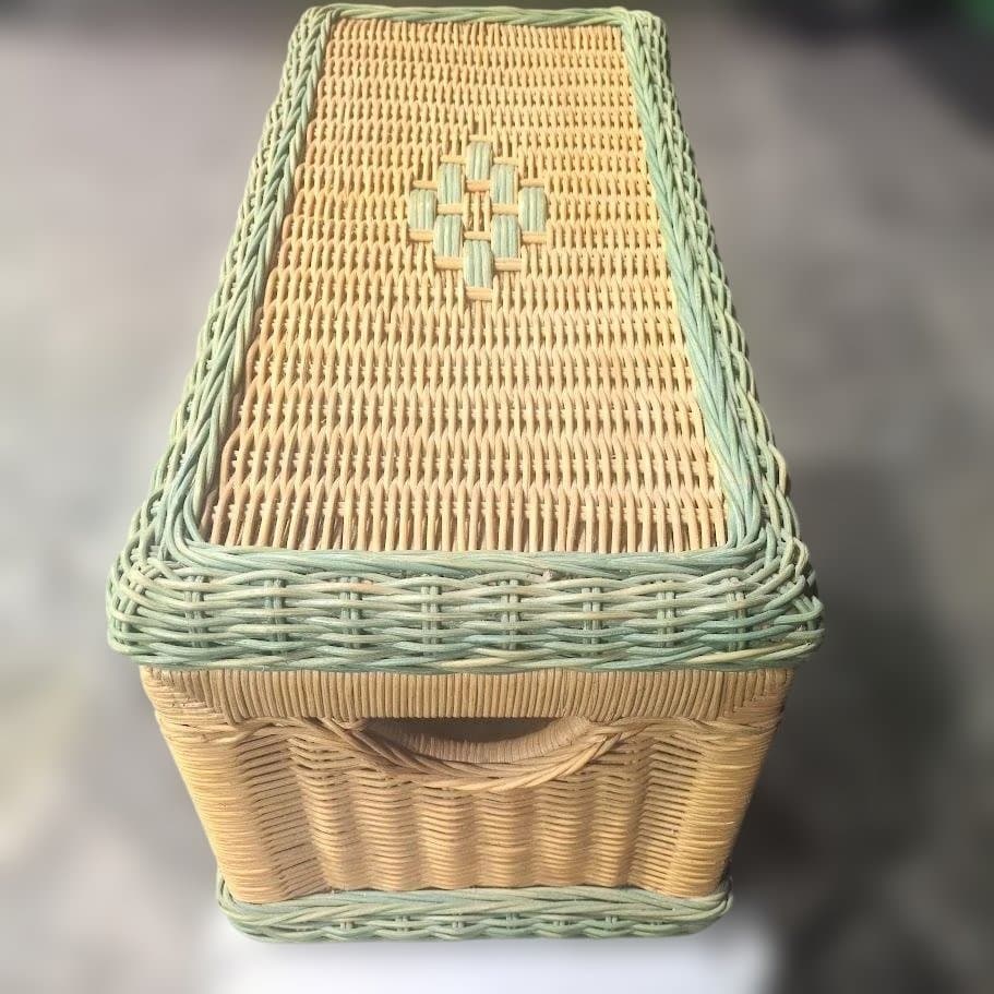 ラタン収納ボックス 籐 ケース 籠