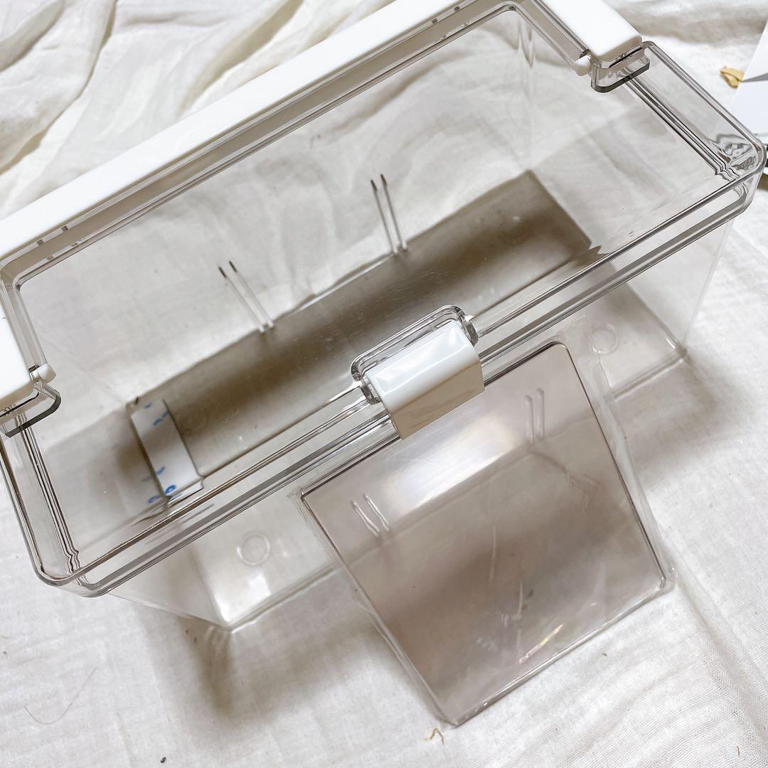 カードケース入れ 大容量 ハンドル付き 持ち運び 透明 多用途