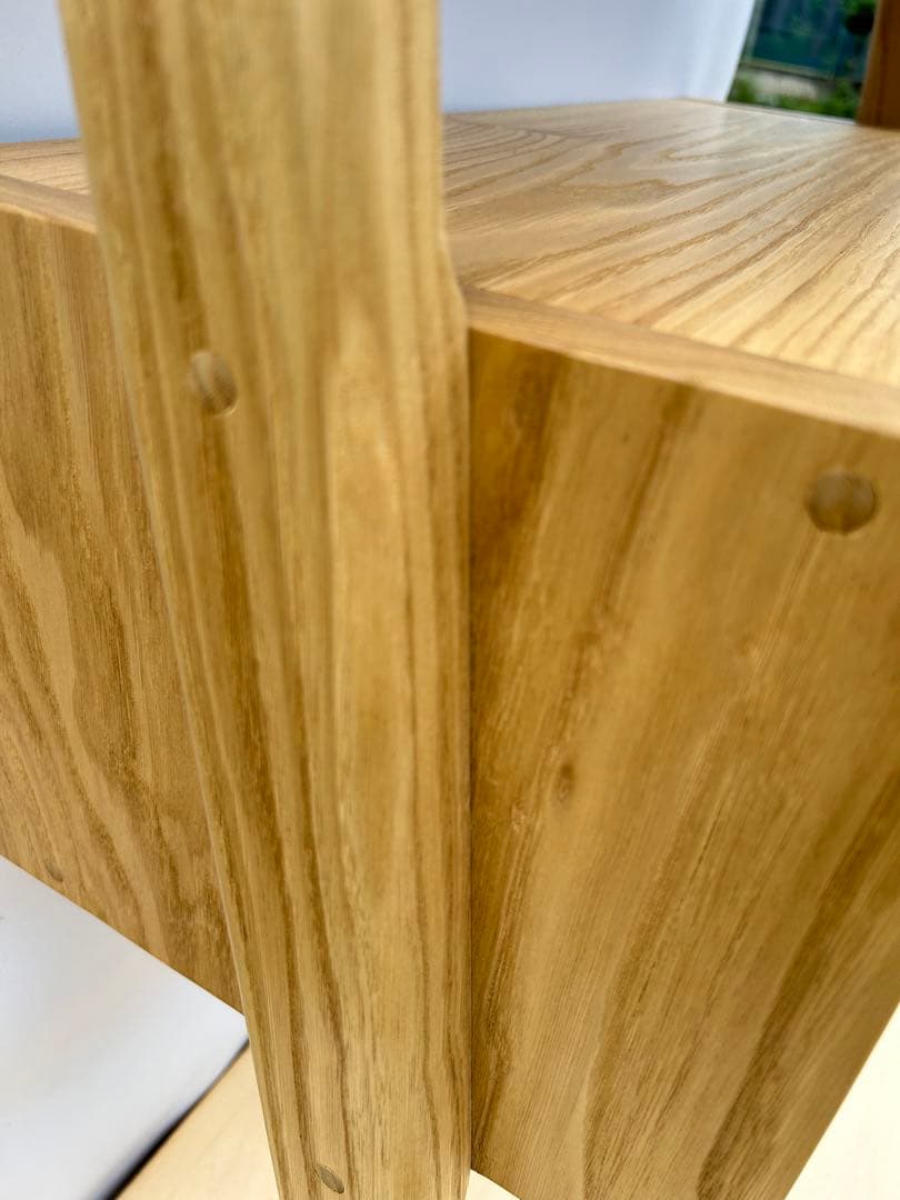 [たのメル便] ホワイトアッシュ　立てかけボード　無垢材　新品未使用