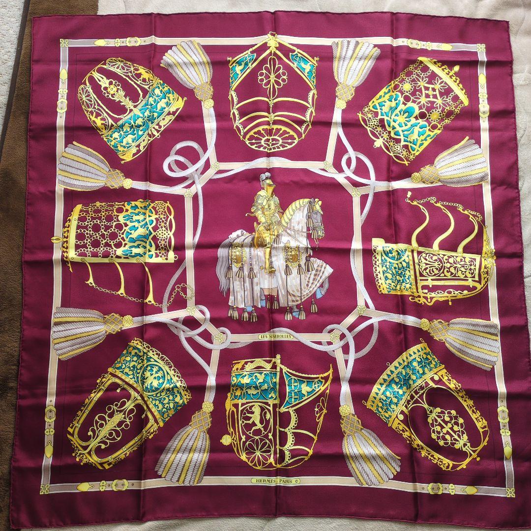 【未使用】HERMES　スカーフ　カレ90