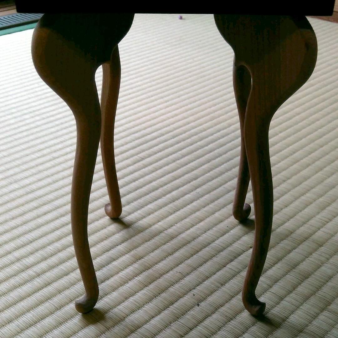 大工のじいちゃんの木工作品★花瓶置　インテリア　台座　木製