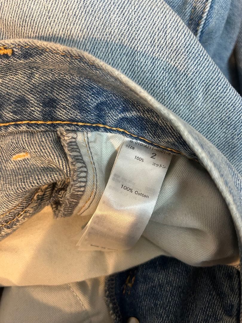 CROSS WAIST WIDE STRAIGHT サイズ2