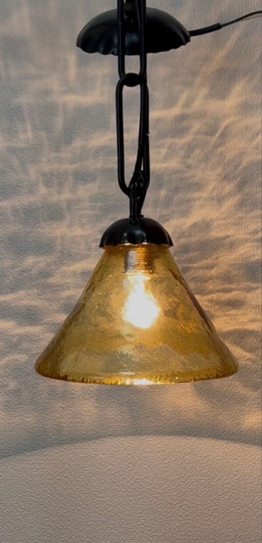 遠藤照明 ペンダントライト アンバー ガラスシェード