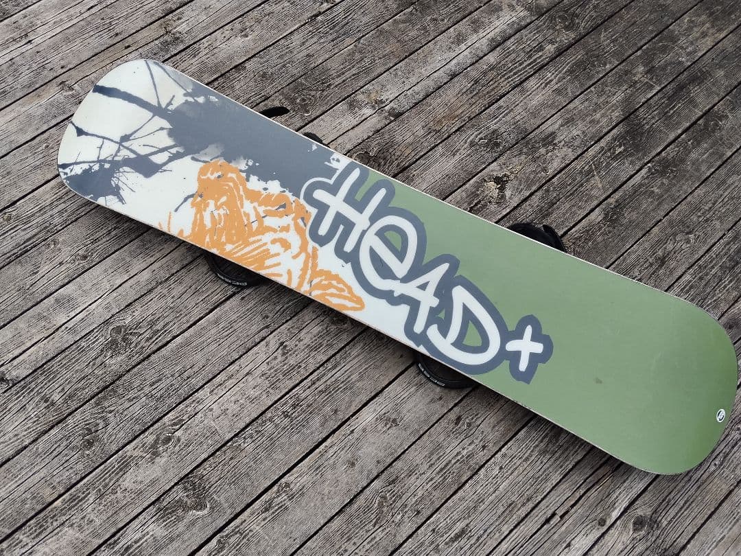 子供用スノーボード 3点セット HEAD 115 ビン BOAブーツ 21～22