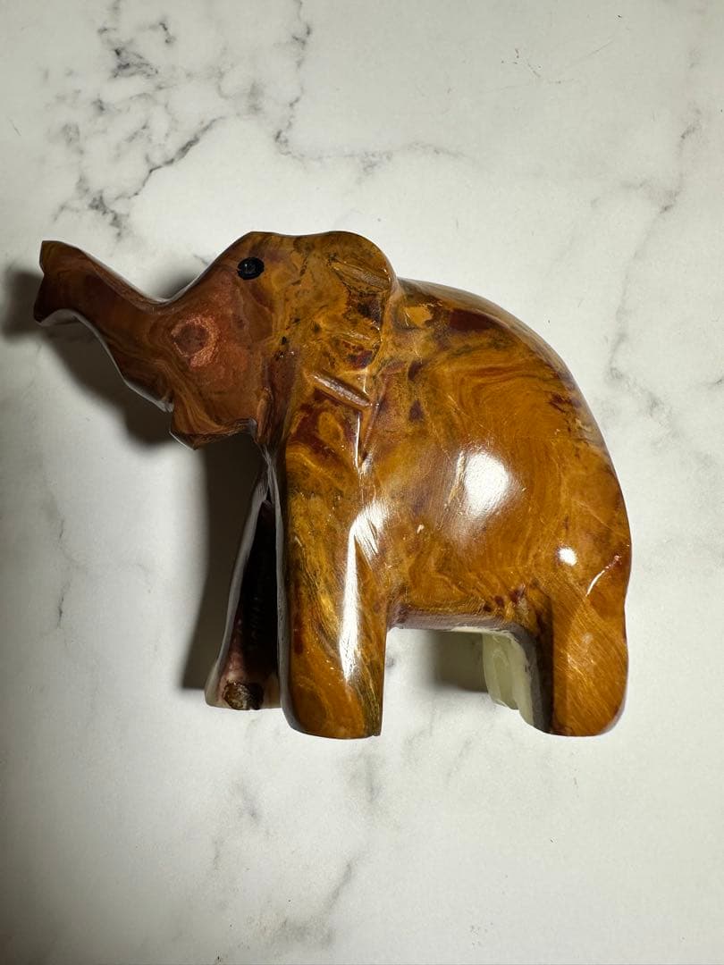 オニキス像 2体セット 天然石インテリア