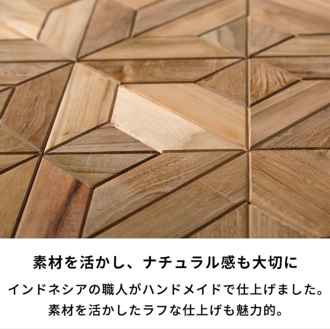 【訳あり】天然チークウッド ウォールパネル 10枚セット