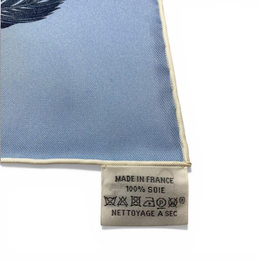 ［未使用］HERMES カレ90 ヤシの目録Index Palmarumスカーフ