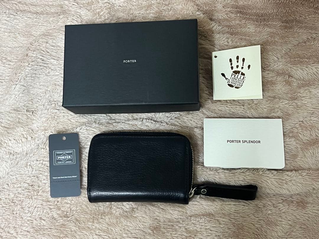 ポーター スプレンダー  ＆ カードケース 261-03896 ブラック